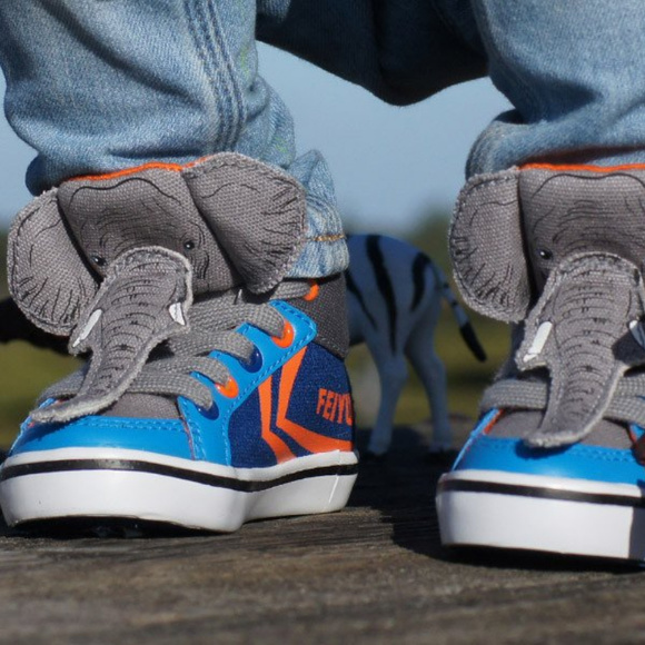 FEIYOUE Boys Hi-Top Sneakers - Picture 3 of 5